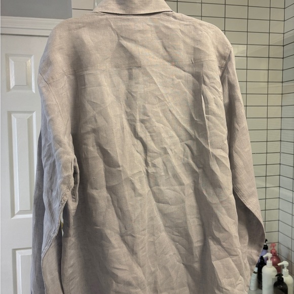 Abito collection Gray Lightweight linen Shirt - Picture 10 of 10